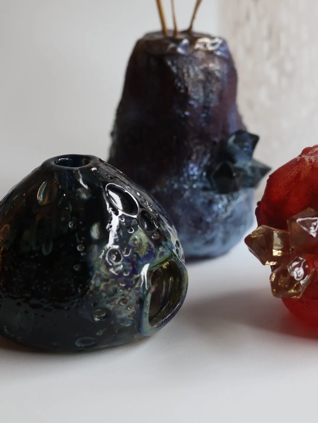 花器展「土と針金とガラス」